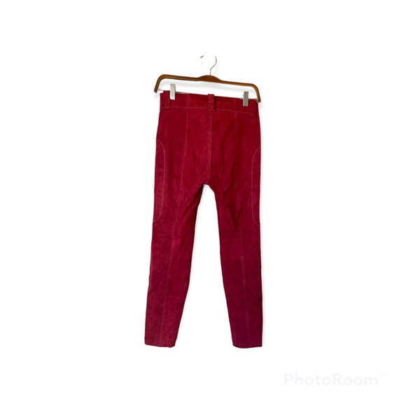 Ben Taverniti Unravel Project Lace up Suede Leather Pants size 4 - Picture 5 of 7